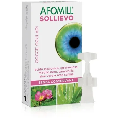 AFOMILL SOLLIEVO GOCCE OCCHI 10 FIALE