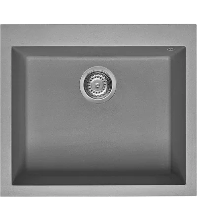 PRONTA CONSEGNA - Smeg S Lavello una vasca VZ57CT finitura cemento da 57x50 cm - Sopratop