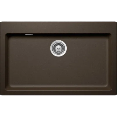 Schock Lavello una vasca SIGNUS N100XL SIGN100A87 finitura bronze da 79x50 cm