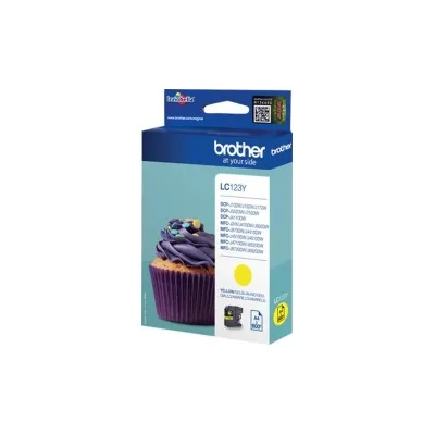 CARTUCCIA ORIGINALE BROTHER LC123YBP LC-123Y GIALLO DCP-J 4110