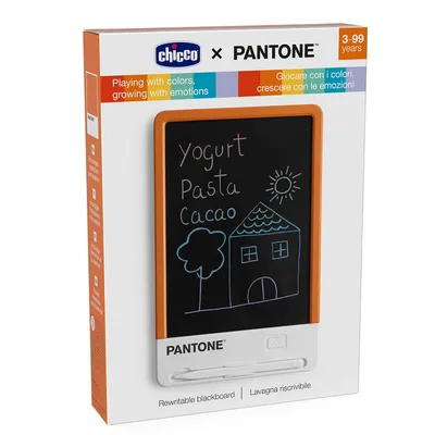 Chicco gioco pantone lavagna riscrivibile arancia
