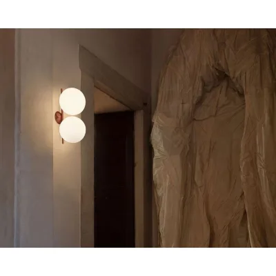 Flos Lampada a parete/soffitto a luce diffusa IC Lights C/W1 Double in diverse finiture