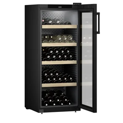 Liebherr Cantina vino a libera installazione WPbl 4601 con porta in vetro e telaio nero da 60 cm - PROMOZIONE ATTIVA FINO AL 19/10
