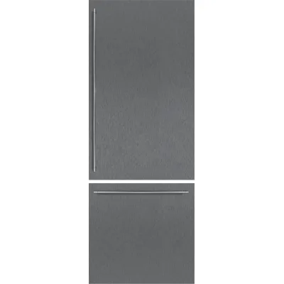 Gaggenau Pannelli porta in acciaio inox spazzolato scuro RVA421720 con maniglia